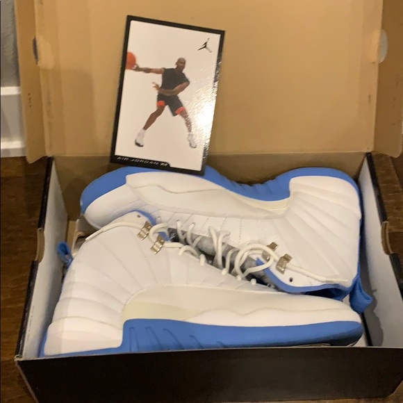 Jordan 12 XII Melo 2004 white university blue - Picture 4 of 6